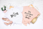 Bachelorette party shirts.Movie theme bachelorette shirt.Lord Bride.Bridesmaid tank.BRIDE OF RINGS.Bridesmaids movie bachelorette T248