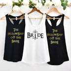 Bachelorette party shirts.Movie theme bachelorette shirt.Lord Bride.Bridesmaid tank.BRIDE OF RINGS.Bridesmaids movie bachelorette T248