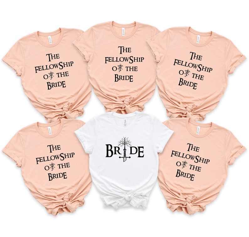 Bachelorette party shirts.Movie theme bachelorette shirt.Lord Bride.Bridesmaid tank.BRIDE OF RINGS.Bridesmaids movie bachelorette T248