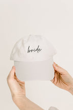 Bride Embroidered Pigment-Dyed Baseball Cap (MoonTime Font)
