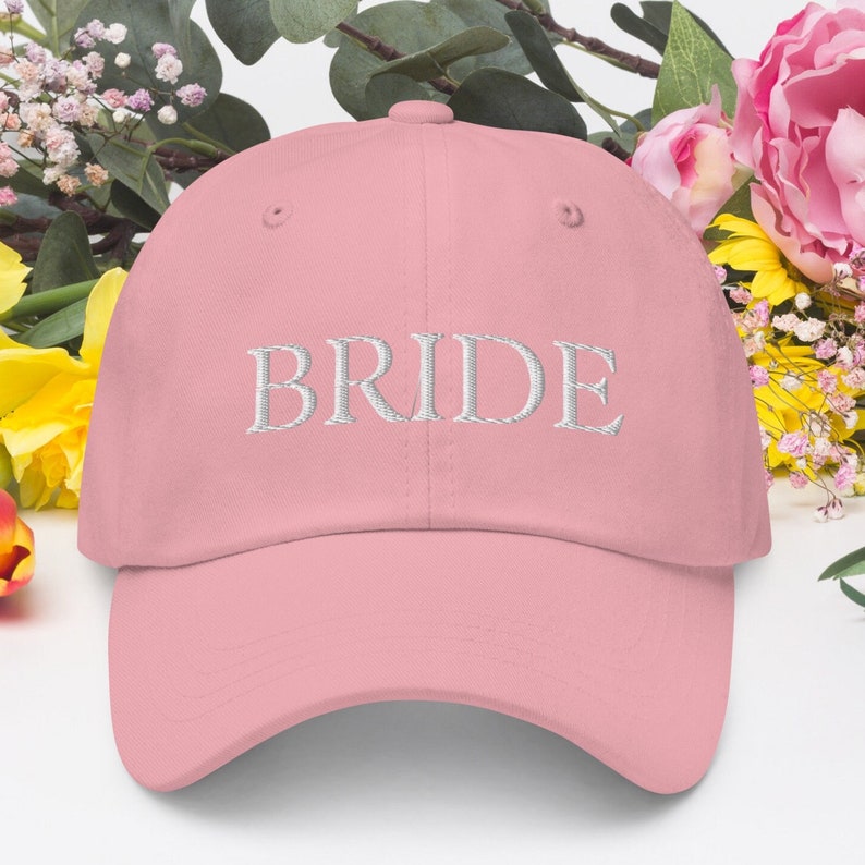 Embroidered Bride Baseball Hat: Personalized Honeymoon Gift