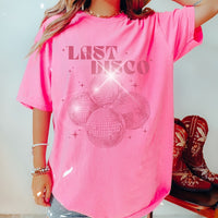 Comfort Color Bride Last Disco Retro Bride Shirt Mirrorball Shirt Disco Bachelorette 70s Disco Shirt Brides Last Disco Bride Crewneck