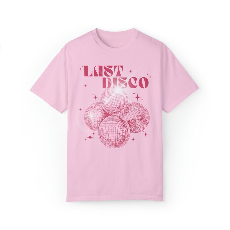 Comfort Color Bride Last Disco Retro Bride Shirt Mirrorball Shirt Disco Bachelorette 70s Disco Shirt Brides Last Disco Bride Crewneck