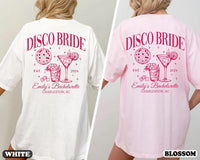 Comfort Colors Custom Disco Bachelorette Shirts, Disco Bride Shirt, Dancing Queen Bachelorette Tees, Last Disco Bachelorette Party Shirt