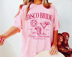 Comfort Colors Custom Disco Bachelorette Shirts, Disco Bride Shirt, Dancing Queen Bachelorette Tees, Last Disco Bachelorette Party Shirt