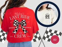 Custom Car Racing Bachelorette Shirts, Race Car Bachelorette Party, Funny Bachelorette Shirts, Car Racing Hen Party, Car Racing Lover Bach