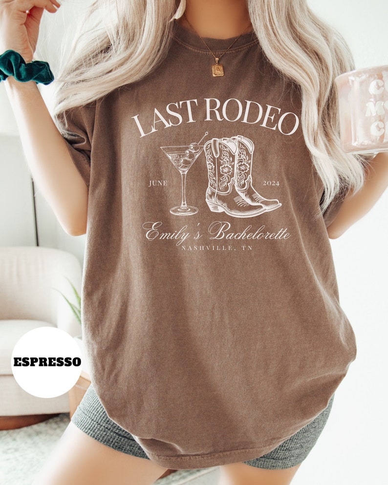 Bachelorette Party Shirts, Custom Bachelorette Shirts, Last Rodeo Western Bachelorette, Personalized Luxury Bachelorette, Bach Club Shirts