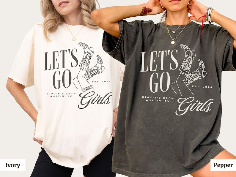 Custom Last Rodeo Bachelorette Comfort Colors Tee: Nashville Bridesmaids Gifts