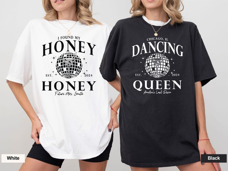 Custom Disco Bachelorette Party Comfort Colors Shirt