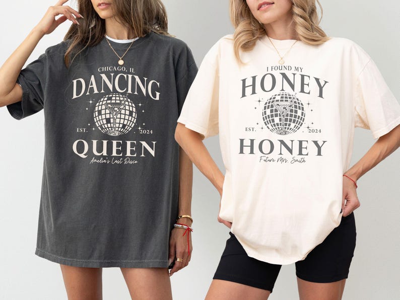 Custom Disco Bachelorette Party Comfort Colors Shirt