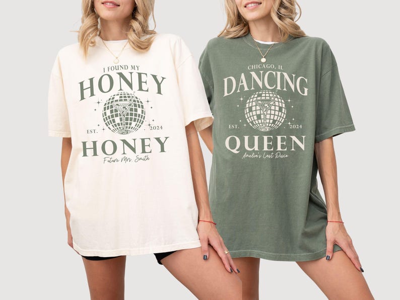 Custom Disco Bachelorette Party Comfort Colors Shirt