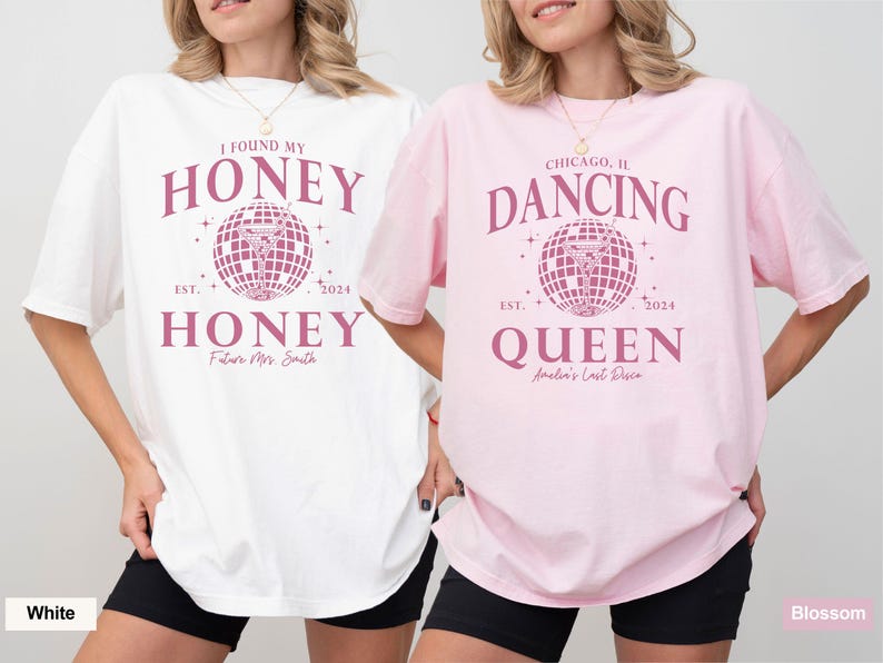 Custom Disco Bachelorette Party Comfort Colors Shirt