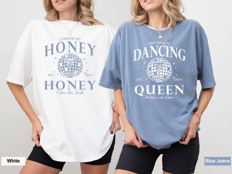 Custom Disco Bachelorette Party Comfort Colors Shirt