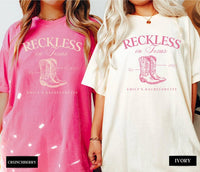 Texas Bachelorette Party Shirt, Reckless in Texas, Austin Bach Club, Last Rodeo Bachelorette, Western Country Bachelorette Tee, Cowgirl Bach