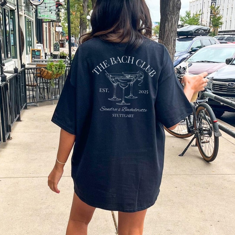 The Bach club personalized Bachelorette Shirts custom location name party Shirt social club bride shower engaged gift crew bridesmaid malle