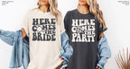 Bachelorette Party Shirts, Here Comes The Bride Shirt, Comfort Colors®, Bach Trip Shirt, Bridesmaid Gift, Disco Bride, Here Comes The Party