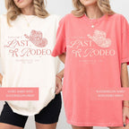 Custom Nashville Bachelorette Shirts, Last Rodeo Bridal Party T-Shirts, Lace Bow Coquette Bach Group Tees, Personalized Country Girls Trip