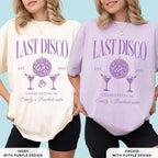 Last Disco Bachelorette Shirt, 70s Disco Bride Shirt, Funky Disco Bach Comfort Colors Tees, Retro Bridal Party Tshirt, Groovy Bride T Shirt