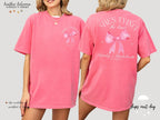 Custom Bachelorette Party Comfort Colors Shirt: Bride Squad, Bow Design