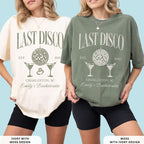 Last Disco Bachelorette Shirt, 70s Disco Bride Shirt, Funky Disco Bach Comfort Colors Tees, Retro Bridal Party Tshirt, Groovy Bride T Shirt