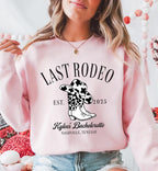 Last Rodeo EST. 2025 Shirt, Western Bachelorette Party Tee, Country Bride Shirt, Cowgirl Squad Top, Nashville Bride Outfit Idea