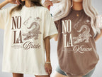 NOLA Bachelorette Shirts, New Orleans Bachelorette Party Shirts, Nola Bride, Nola Krewe, Mardi Gras Bachelorette, Matching Group Shirts