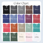 Personalized Charleston Bachelorette Comfort Colors® T-shirt Bachelorette Party Matching Shirts Bridal Gift For Bride Custom Bachelorette