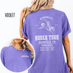 Custom Last Rodeo Bach Tour Bachelorette Party Shirt Comfort Colors Nashville Bachelorette Tour Shirt Country Bachelorette Cowgirl Bride Tee