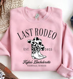 Last Rodeo EST. 2025 Shirt, Western Bachelorette Party Tee, Country Bride Shirt, Cowgirl Squad Top, Nashville Bride Outfit Idea