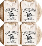 Last Rodeo EST. 2025 Shirt, Western Bachelorette Party Tee, Country Bride Shirt, Cowgirl Squad Top, Nashville Bride Outfit Idea