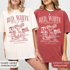 American Bachelorette Party Shirts, Red White and Blue Fourth of July Bachelorette Shirt, Custom Patriotic Crew Bride 4th of July Bach Club