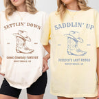 Custom Last Rodeo Bachelorette Tee: Cowgirl Bridal Party Shirt