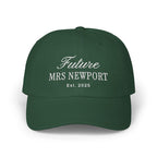 Personalized Future Mrs Embroidered Hat, Custom Engagement Gift, Bride Hat, Newly Engaged, Custom Fiance Gift, Bachelorette Hat