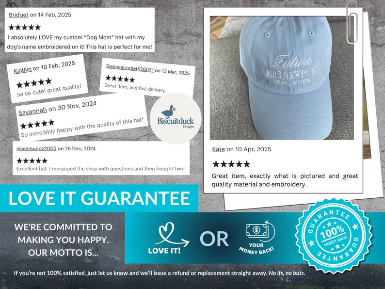 Personalized Future Mrs Embroidered Hat, Custom Engagement Gift, Bride Hat, Newly Engaged, Custom Fiance Gift, Bachelorette Hat