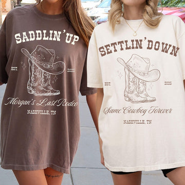 Last Rodeo Bachelorette Comfort Colors Shirt: Western Cowgirl Party