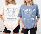 Comfort Colors® Last Toast on the Coast Bachelorette T-shirt,Custom Beach Bachelorette Party,Bridal Shirts,Custom Bach Party,Miami Bach Club