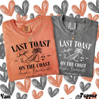 Comfort Colors® Last Toast on the Coast Bachelorette T-shirt,Custom Beach Bachelorette Party,Bridal Shirts,Custom Bach Party,Miami Bach Club