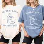 Custom Last Rodeo Bachelorette Tee: Cowgirl Bridal Party Shirt