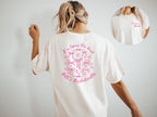 Pink Bow Bachelorette T-Shirt: Bridal Party Comfort Colors Tee