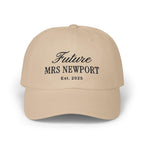 Personalized Future Mrs Embroidered Hat, Custom Engagement Gift, Bride Hat, Newly Engaged, Custom Fiance Gift, Bachelorette Hat