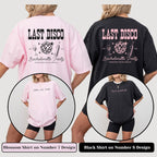 Comfort Colors Custom Last Disco Bachelorette Party Shirts Matching Bridal Shower Hen Party Gift for Bride To Be Bridesmaids Bride Squad