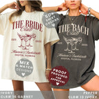 The Bach Club Shirt, Customized Name Bachelorette Comfort Colors Shirts, Luxury Wedding Party Tee, Personalized Bridal Cocktail Shirts