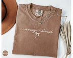 Marriage Material Shirt Comfort Colors®, Bride Shirt, Future Mrs. Shirt, Bride To Be Shirt, Bow Bride Shirt, Bridal Party Shirt, Bride Gifts