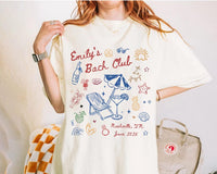 Custom Beach Bachelorette Shirt, Coastal Bachelorette Shirts, Last Splash Bachelorette Shirts, Comfort Colors Bach Club Bachelorette Shirt