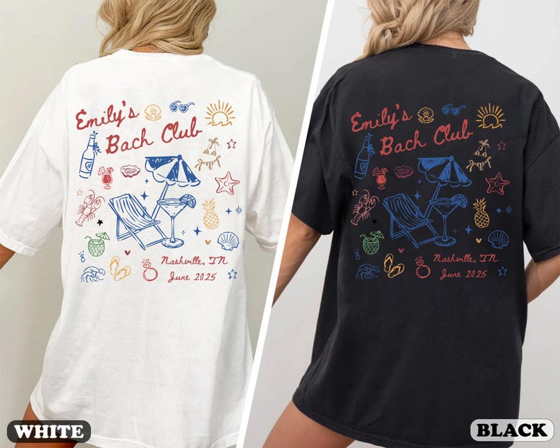 Custom Beach Bachelorette Shirt, Coastal Bachelorette Shirts, Last Splash Bachelorette Shirts, Comfort Colors Bach Club Bachelorette Shirt