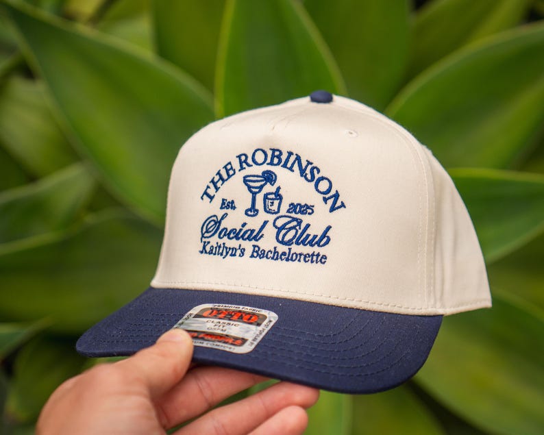 Custom Embroidered Bachelorette Bachelor Trucker Hat: 90s Party Bride Cap