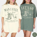 Bachelorette Party Shirts, Nashville Bachelorette, Man I Feel Like a Bride, Cowgirl Bach Party, Rodeo Bachelorette Shirts, Western Bride