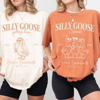 Silly Goose Bride Shirt, Funny Bachelorette Party Tee, Comfort Colors®, Bridal Squad Matching Shirts, Goose Lover Gift, Bride Tribe Tshirts