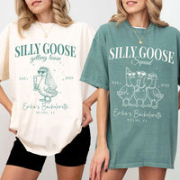 Silly Goose Bride Shirt, Funny Bachelorette Party Tee, Comfort Colors®, Bridal Squad Matching Shirts, Goose Lover Gift, Bride Tribe Tshirts