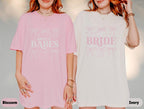 Comfort Colors® Bride's Babes Bridesmaid Shirts, Coquette Bachelorette Shirts, Bride Bows Tee, Bachelorette Party Shirts, Girly Bachelorette